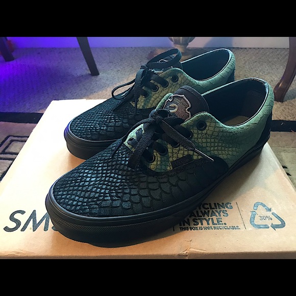 Vans Other - RARE Vans Harry Potter slytherin shoes size 10.5